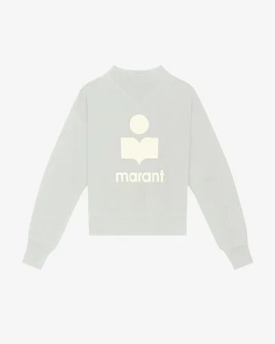 Isabel Marant  -  Pull à logo gris femme