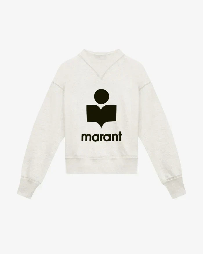 Isabel Marant -  Pull à logo blanc femme